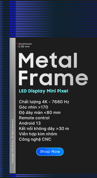 KHUNG LED KIM LOẠI