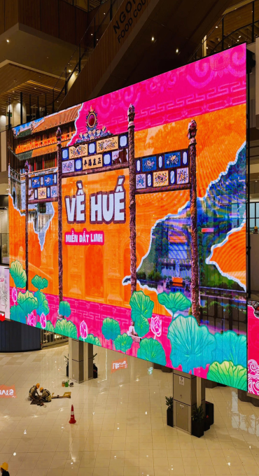 Màn hình LED quảng cáo trung tâm thương mại Aeon Mall Bình Tân