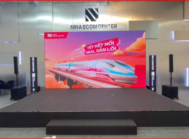 Dự Án Màn hình LED di động Lampro Tại Nina Live Hub Quận 7