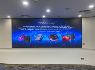 Dự án Màn hình LED P1.86 Uniview hiển thị 4K tại Văn phòng làm việc Vietravel Airlines