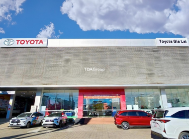 Thi công Màn hình LED showroom ô tô Toyota Gia Lai – Hiển thị sắc nét với P1.53 