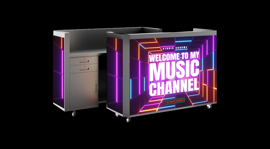 LED Screen DJ Booth