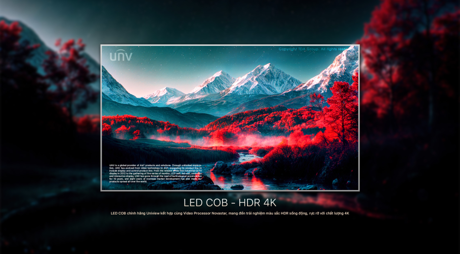 Màn hình LED COB Uniview