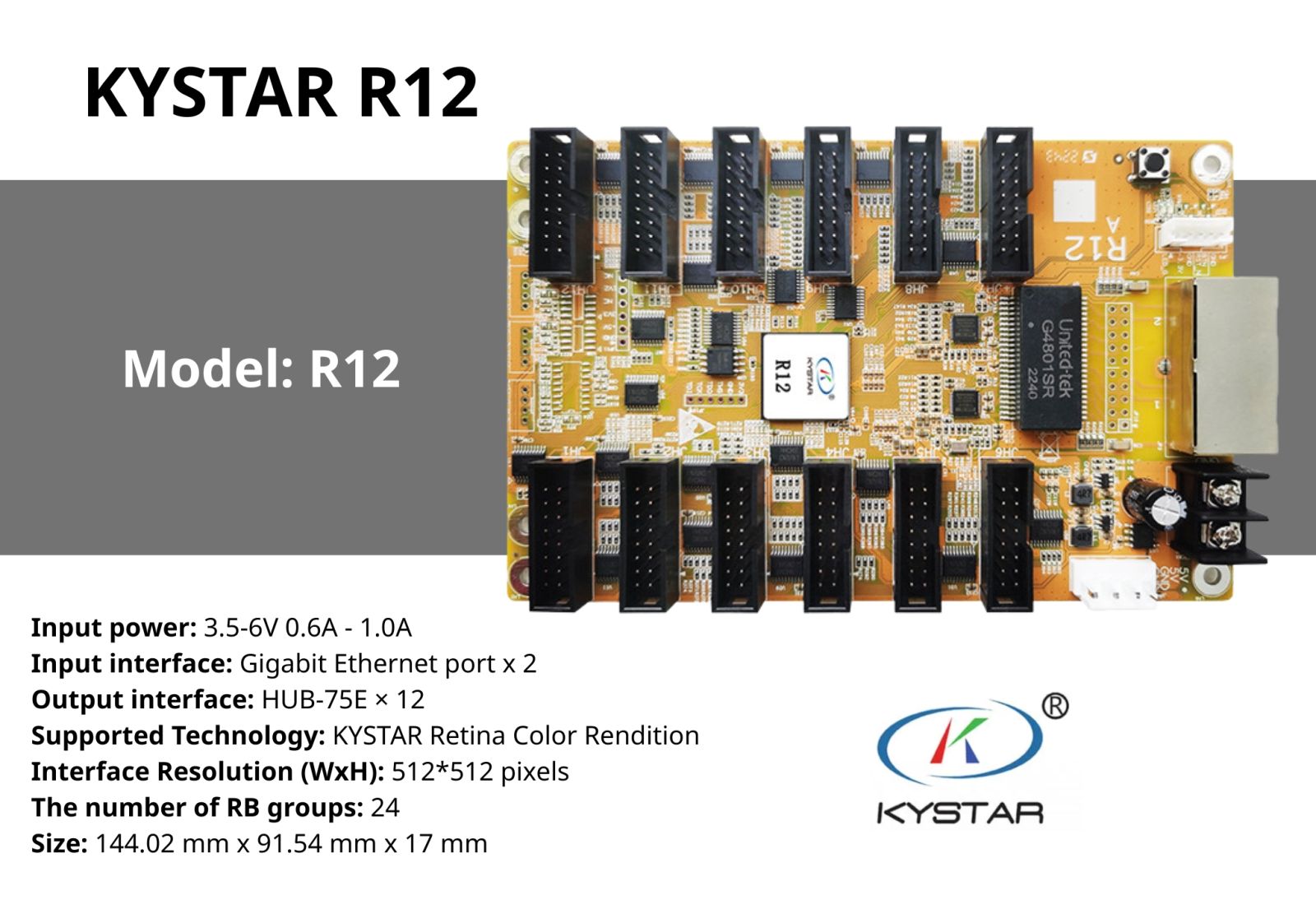 Card nhận tín hiệu R12
