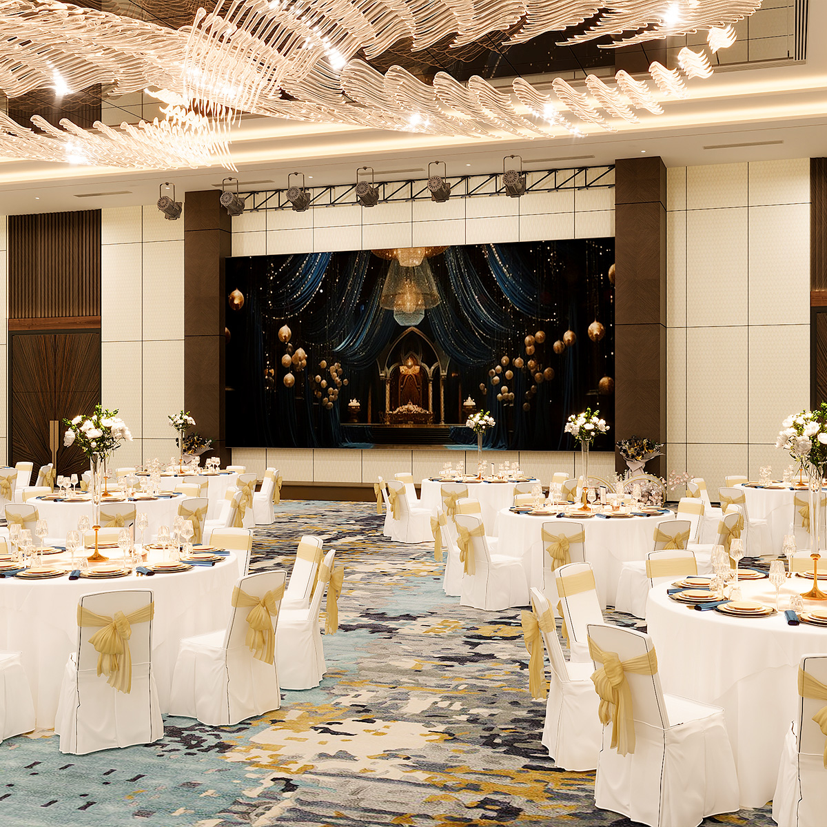 Màn hình LED nhà hàng