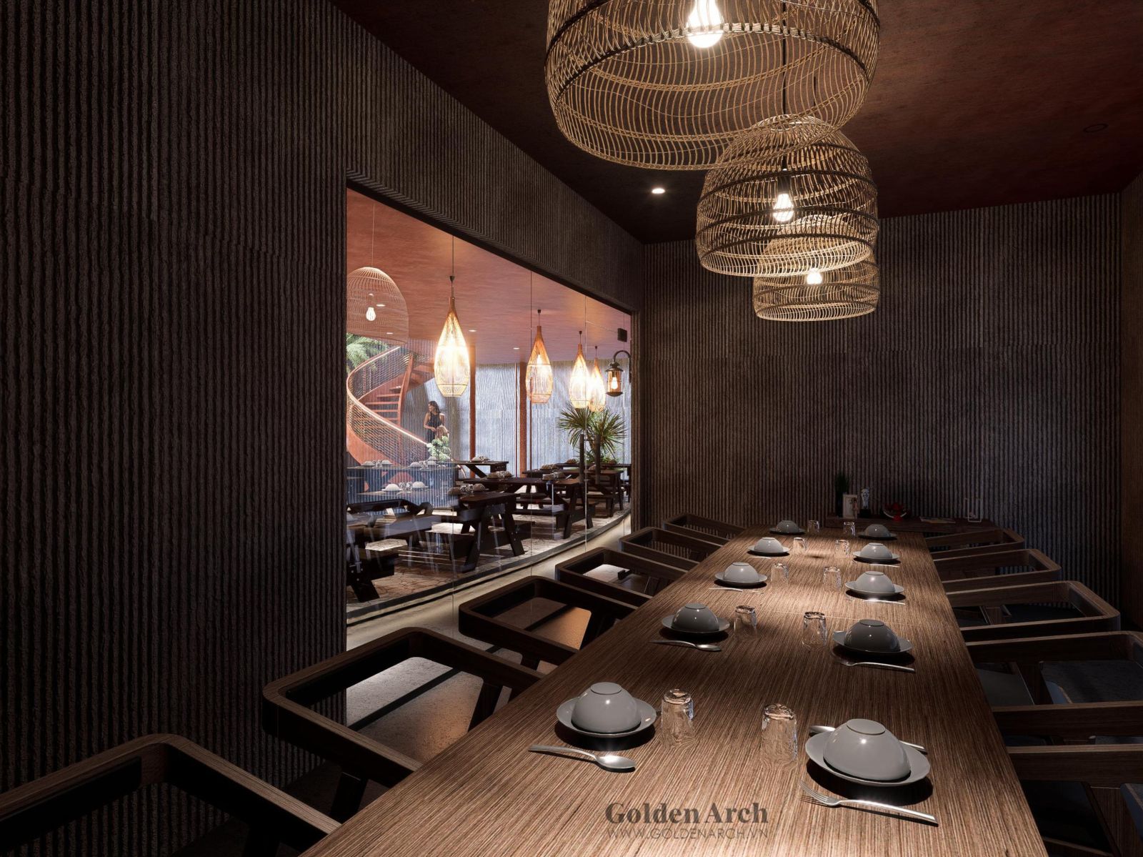 Màn hình LED nhà hàng