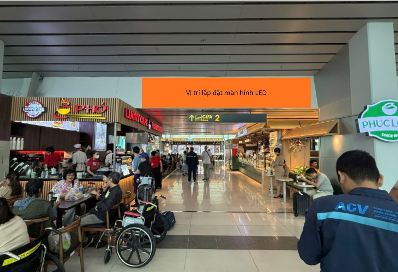 màn hình led Cảng hàng không Quốc tế Phú Quốc