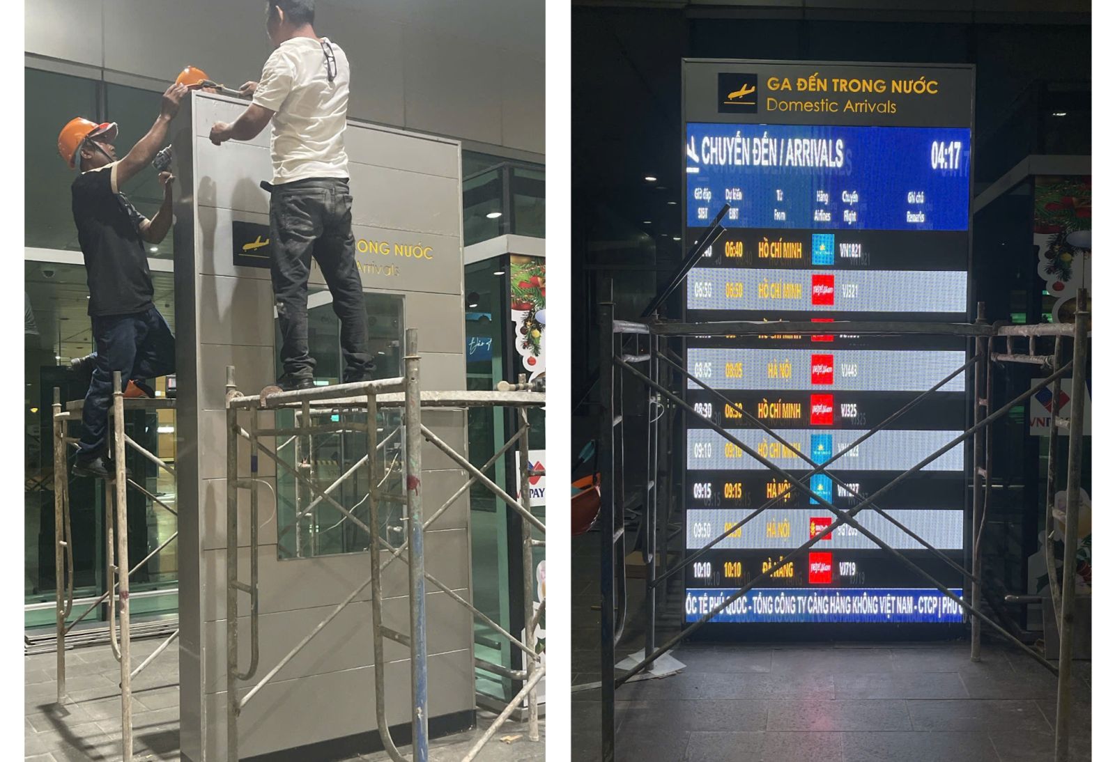 màn hình led Cảng hàng không Quốc tế Phú Quốc