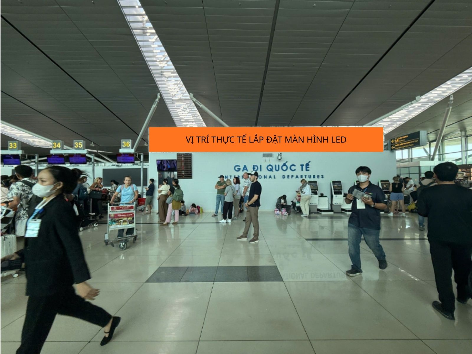 màn hình led Cảng hàng không Quốc tế Phú Quốc