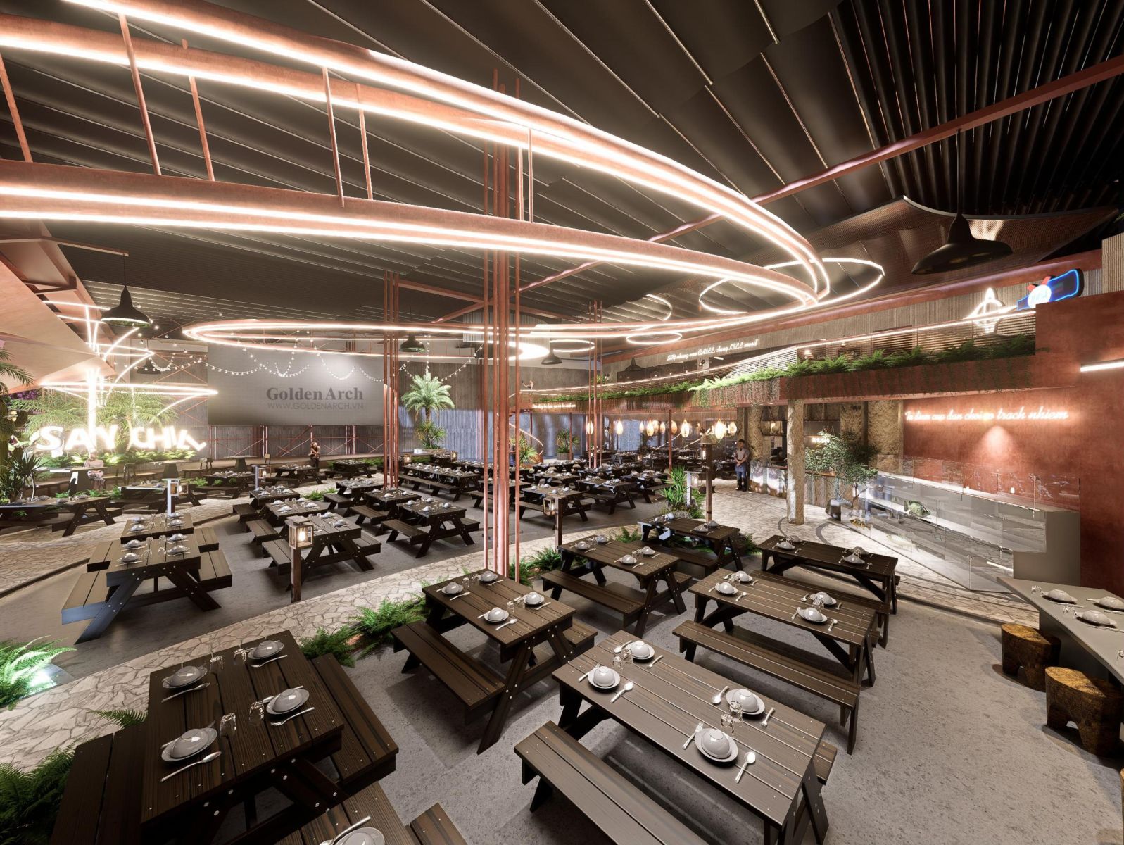 Lắp đặt Màn hình LED Quán nhậu