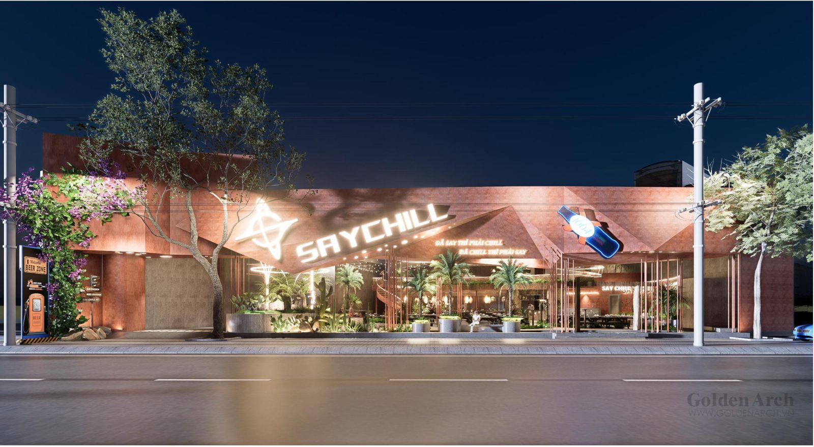 Lắp đặt Màn hình LED Quán nhậu