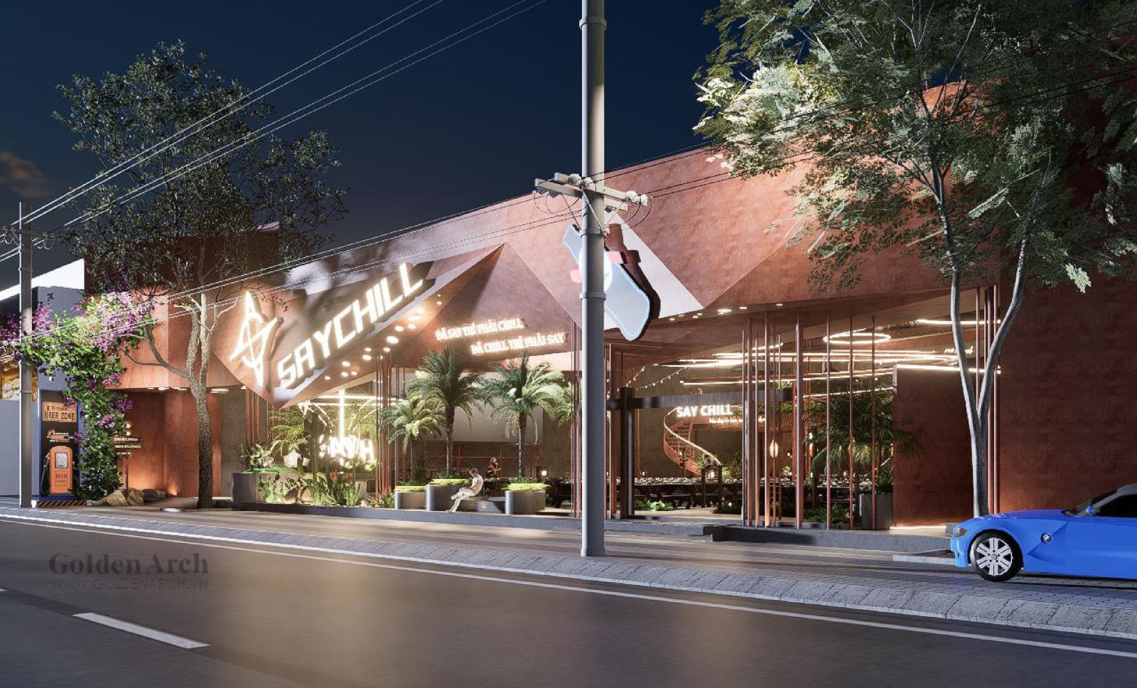 Lắp đặt Màn hình LED Quán nhậu