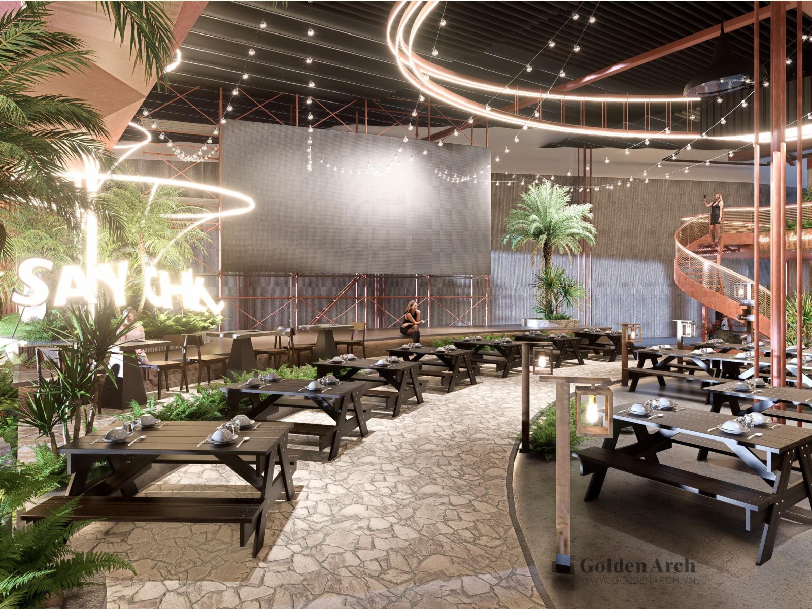 Lắp đặt Màn hình LED Quán nhậu