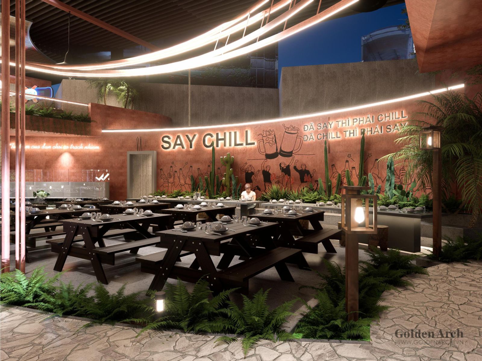 Lắp đặt Màn hình LED Quán nhậu