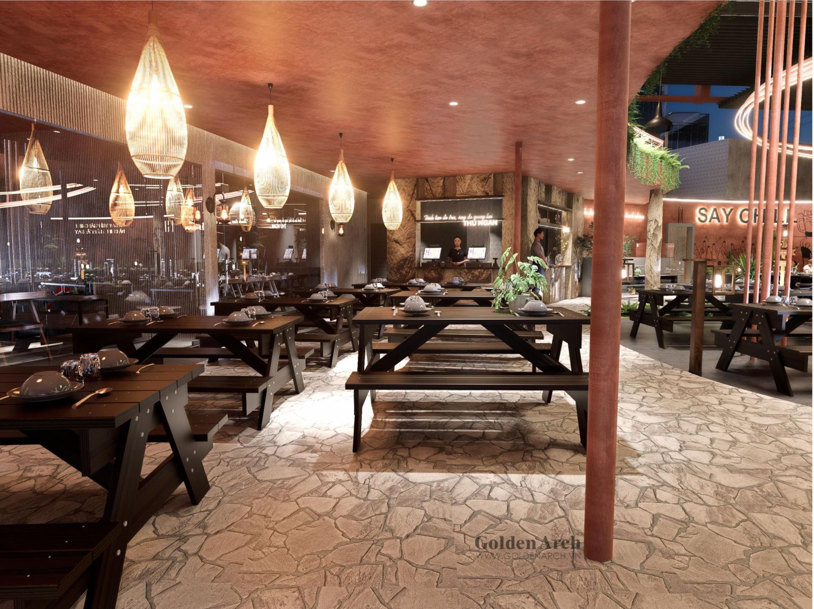 Lắp đặt Màn hình LED Quán nhậu