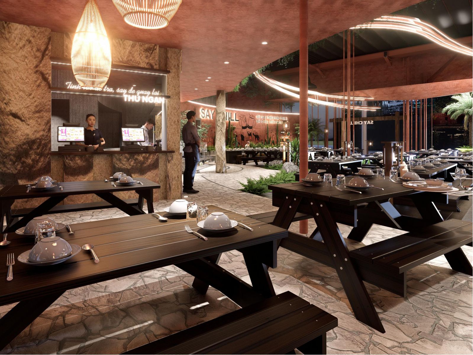 Lắp đặt Màn hình LED Quán nhậu