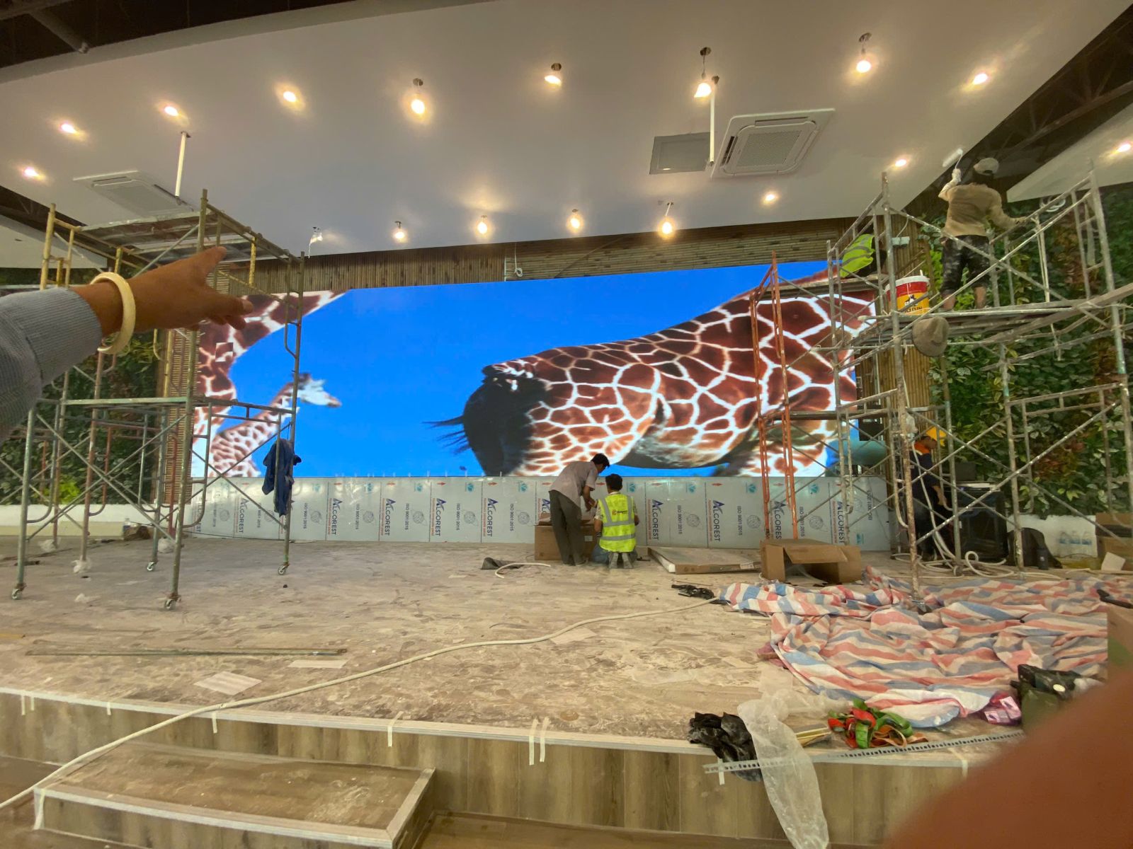 Lắp Đặt Màn Hình LED Cần Giờ