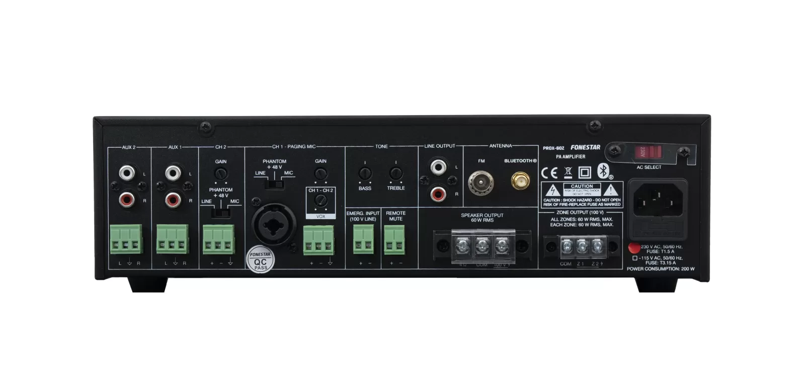 Bộ Khuếch Đại Ampli Fonestar PROX-120S