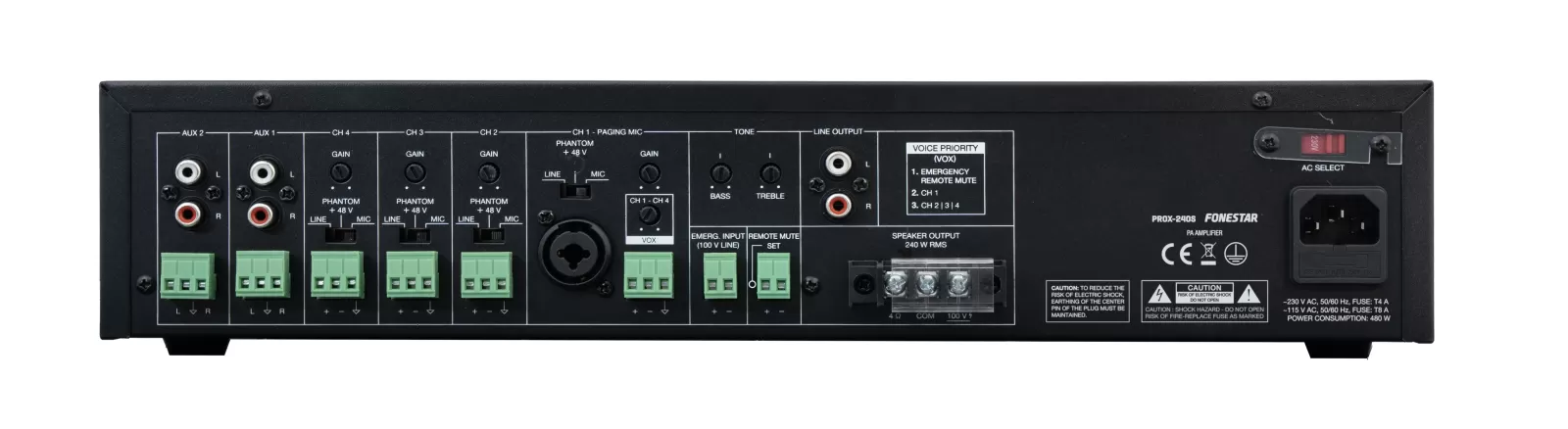 Bộ Khuếch Đại Ampli Fonestar PROX-240S