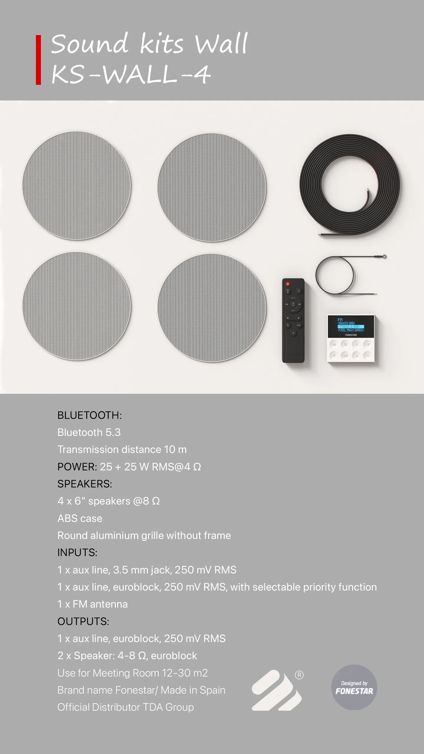 Sound kits Wall KS-WALL-4