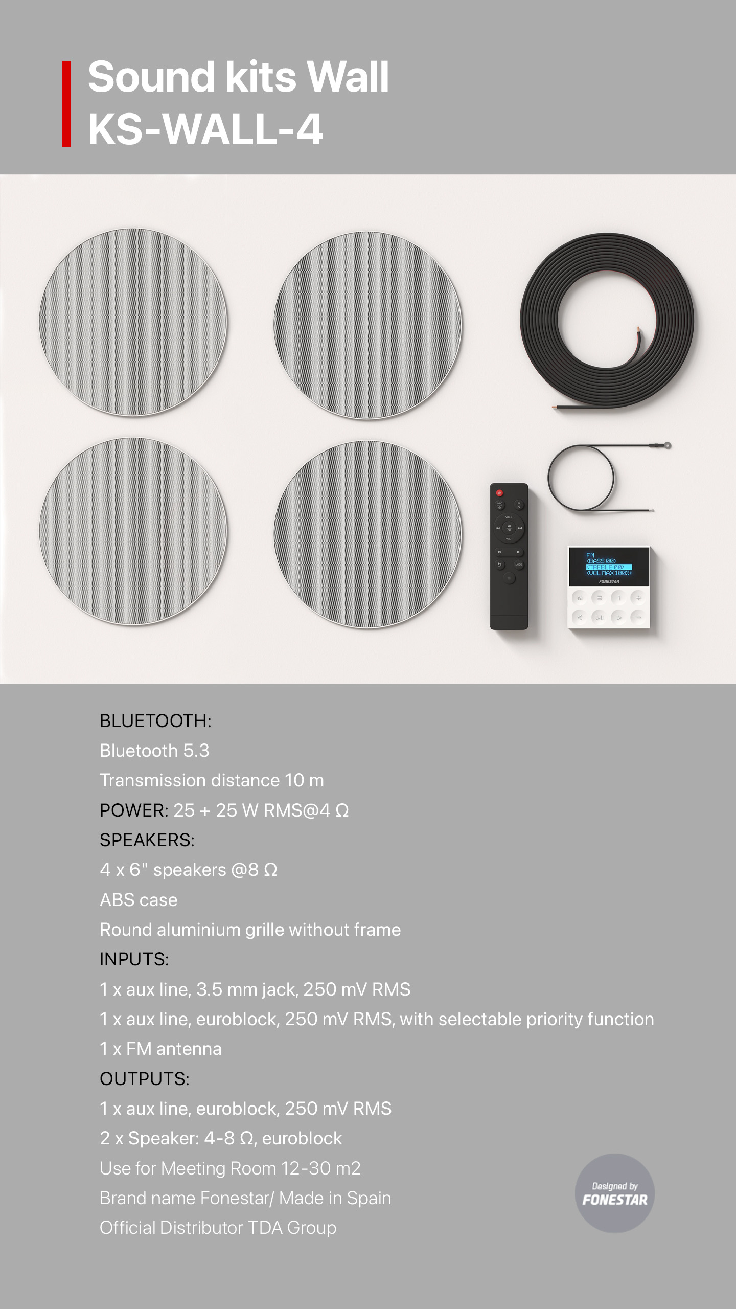 Sound kits Wall KS-WALL-4