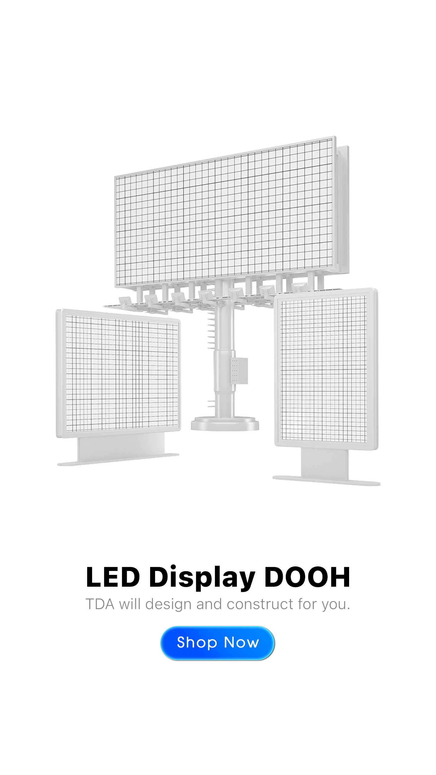 Thiết kế màn hình LED ngoài trời.