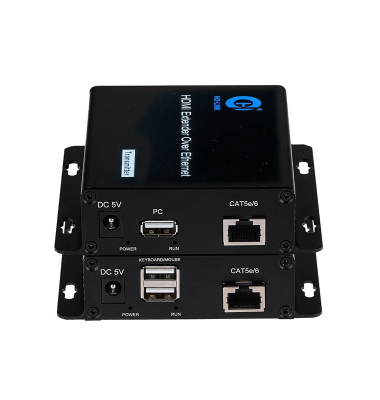 Bộ chuyển DVI qua Cáp mạng 200M có USB ( Có tính năng thông LAN)