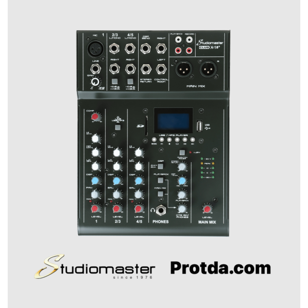 CLUB XS5+ Compact Mixing Console