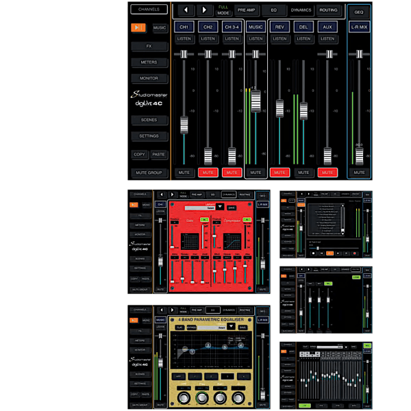Digilive 4c Digital Mixing Console